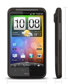 Comparison : HTC HD7 vs HTC Desire HD