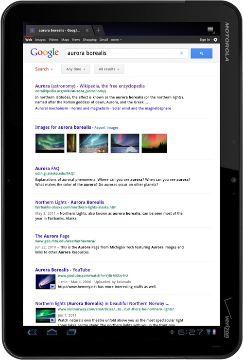 Tablets get better Google Search