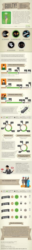 Mobile Phone Faux Pas {infographic}