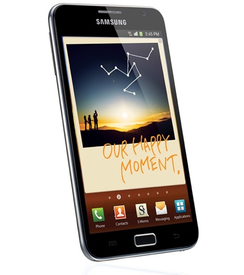 Samsung Galaxy Note in India for Rs 34500