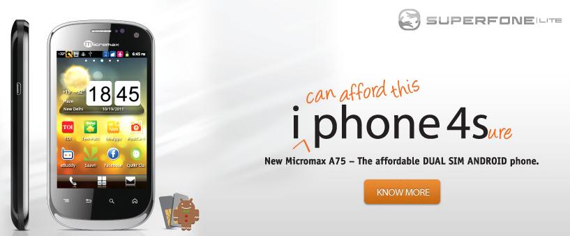 Micromax's iPhone 4S moment