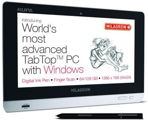 Milagrow Windows 7 Kupa Tab Top X11 launched for Rs. 54,990