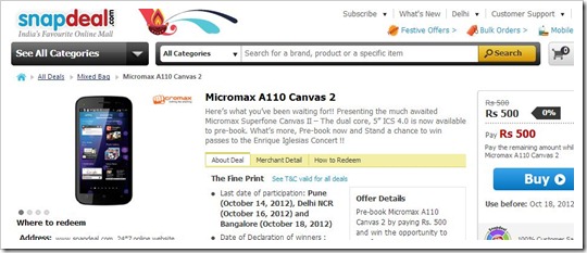 Micromax Preorder