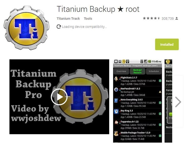 Titanium Backup Root